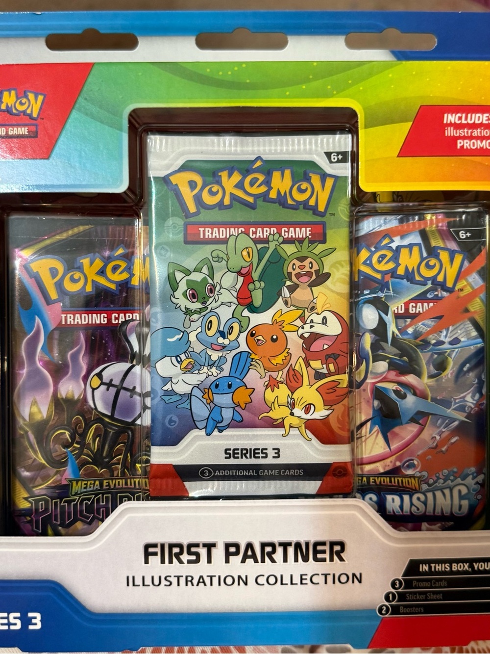 Pokemon First Partner Illustration Collection - Blue Green Red Yellow Multicolor